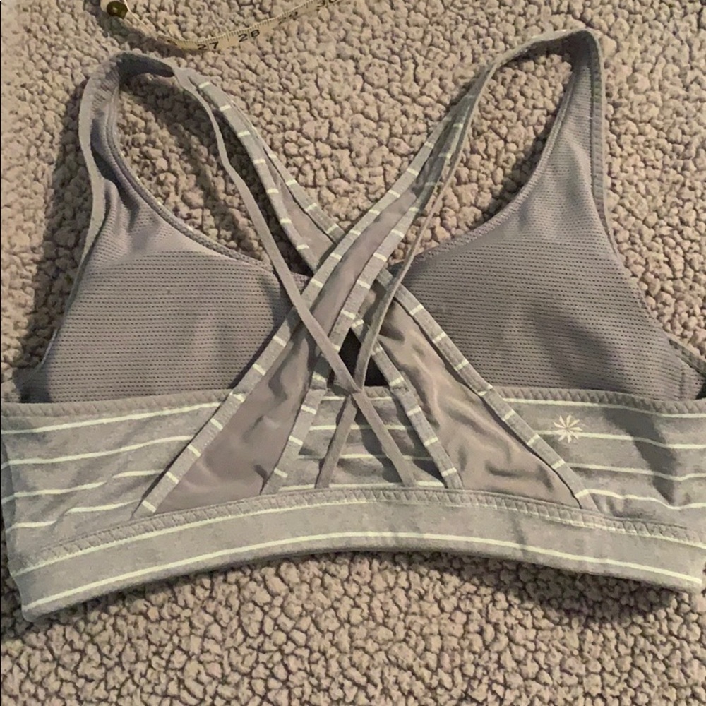 Athleta Striped Trancendence Sports Bra - Picture 10 of 11